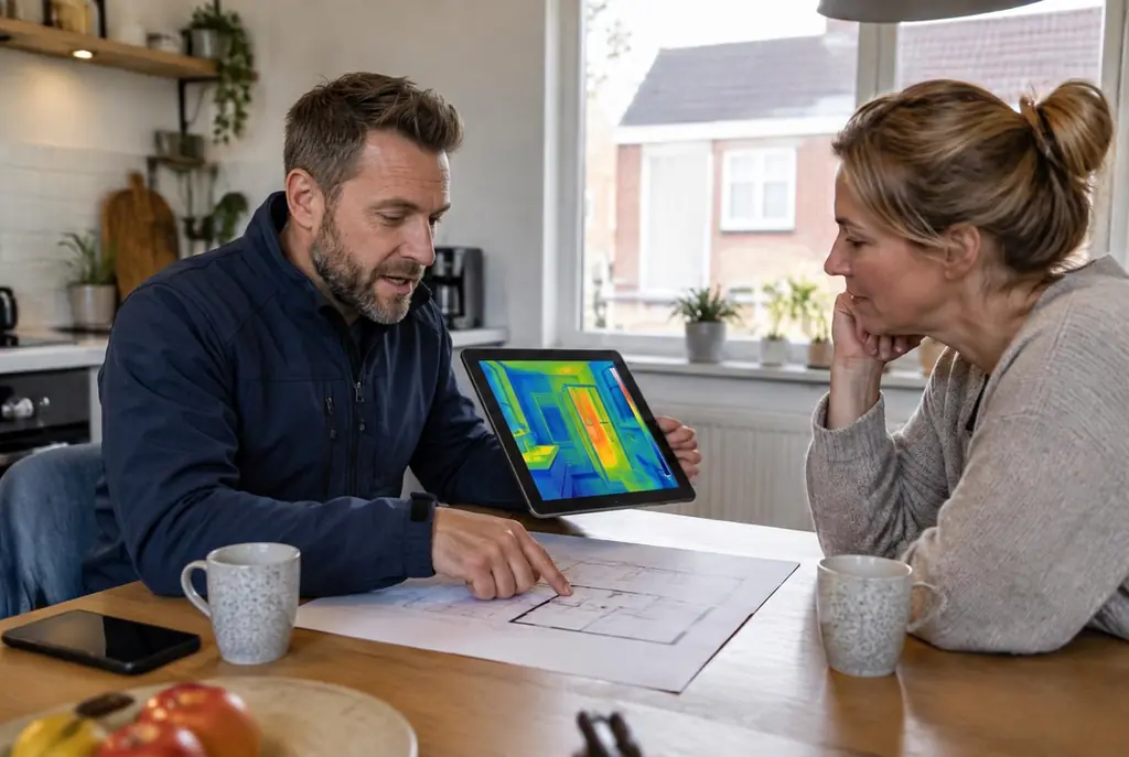 Lekdetectie Bergschenhoek – bevindingen bespreken aan de keukentafel